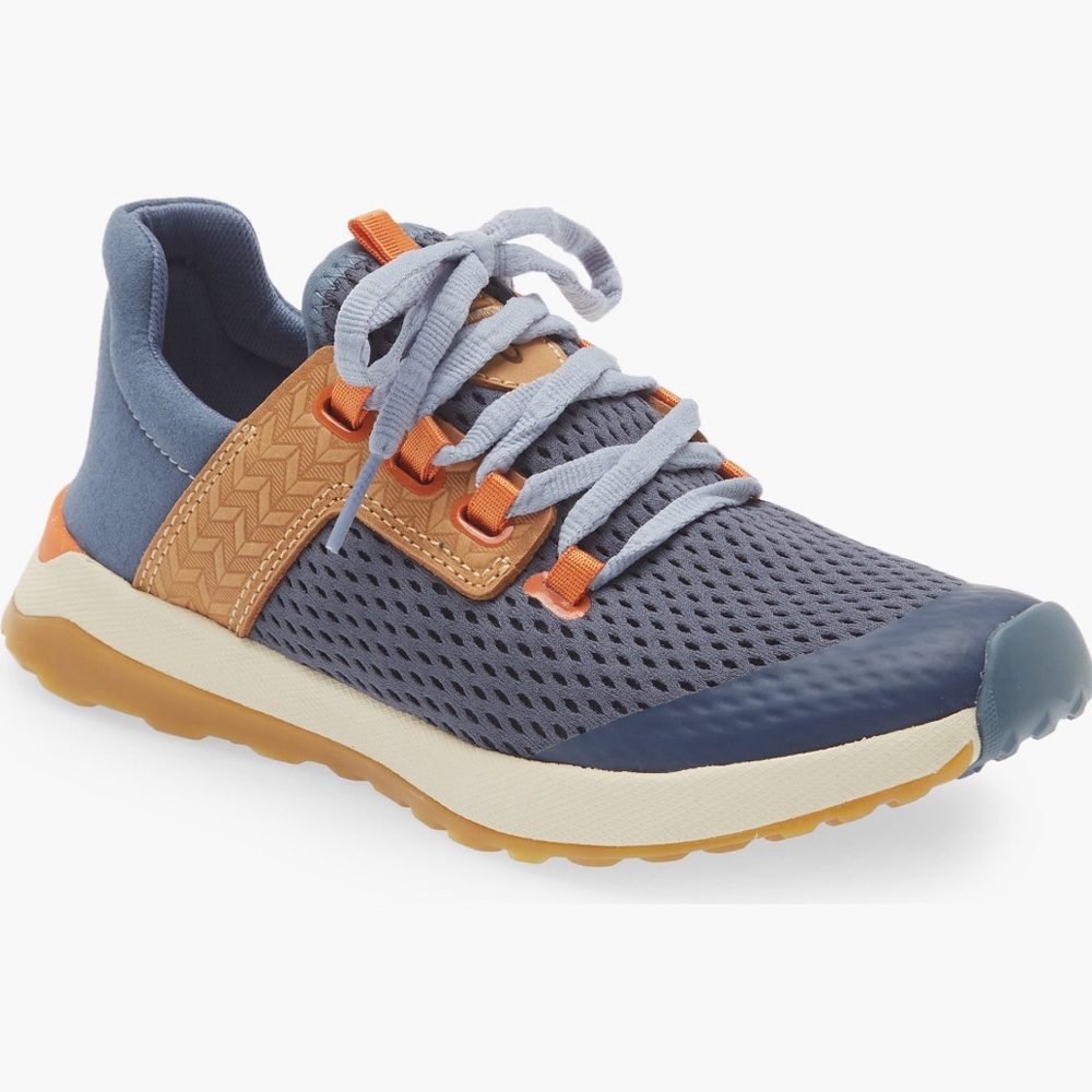 OluKai Navy and Tan Athletic Sneakers
